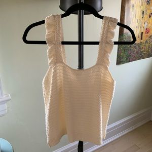 madewell crochet tank